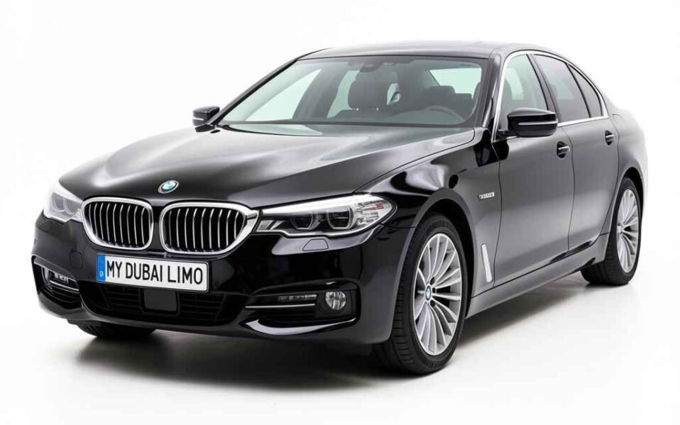 BMW 5 Series luxury car for chauffeur hire Dubai with My Dubai Limo