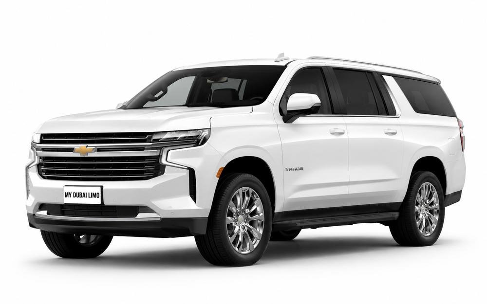 Chevrolet Tahoe luxury SUV for chauffeur service Dubai by My Dubai Limo