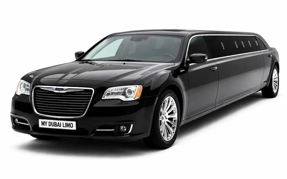 Chrysler 300C Black Edition by My Dubai Limo – Chauffeur Hire Dubai