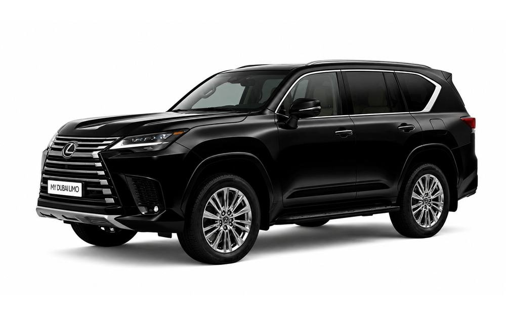 Lexus LX Black Luxury SUV for Chauffeur Service Dubai