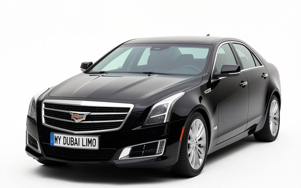 Black Cadillac for luxury chauffeur service in Dubai