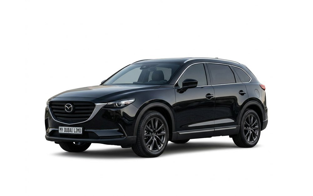 Mazda CX-9 Black Luxury SUV for Chauffeur Service Dubai