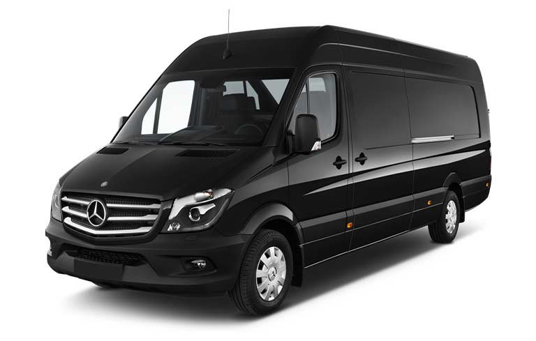Mercedes Sprinter 19 Seater with professional chauffeur in Dubai by My Dubai Limo