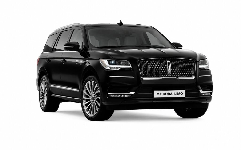 Lincoln Navigator luxury SUV for chauffeur hire in Dubai