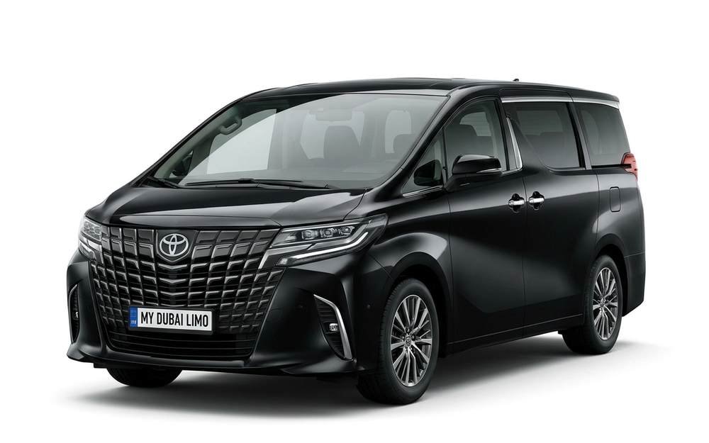 Toyota Alphard 2026 Luxury MPV Black – My Dubai Limo