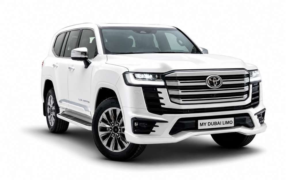 2026 Toyota Land Cruiser Luxury SUV in Glossy Black My Dubai Limo